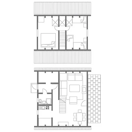 Tatil Evi Ferienwohnpark Nurdachhaus Typ 8 Ndt 101 Immenstaad am Bodensee